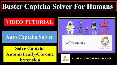 buster captcha solver for humans